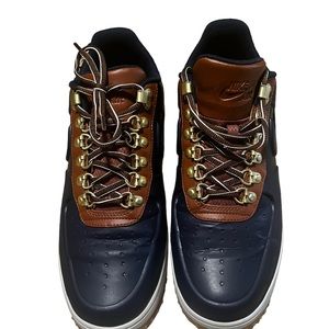 Nike LF1 Lunar Force Men's 9 Duckboot Low Obsidian Navy Blue Brown